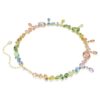 Gema Necklace Mixed Cuts, Dangling Crystals, Multicolored, Gold-Tone Plated Gema Necklace Mixed Cuts, Dangling Crystals, Multicolored, Gold-Tone Plated