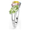 Gema Ring Mixed Cuts, Multicolored, Rhodium Plated