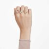 Gema Ring Set (3), Mixed Cuts, Multicolored, Gold-Tone Plated