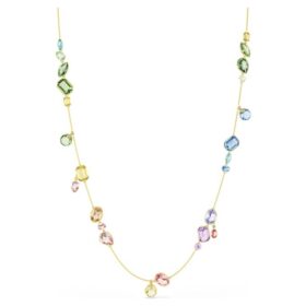 Gema Strandage Mixed Cuts, Multicolored, Gold-Tone Plated