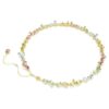 Gema Tennis Necklace Mixed Cuts, Multicolored, Gold-Tone Plated