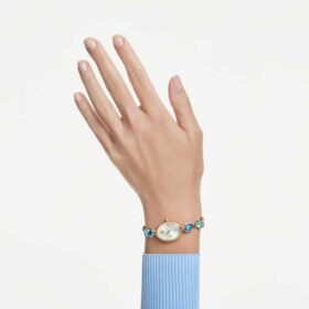 Gema Watch Crystal Bracelet, Gold Tone, Gold-Tone Finish