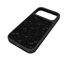 High Smartphone Case Flat Back Crystals, Iphone® 17 Pro, Black