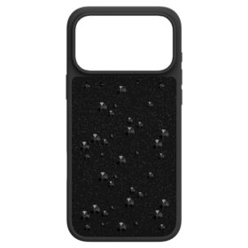 High Smartphone Case Flat Back Crystals, Iphone® 17 Pro Max, Black