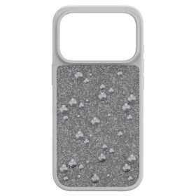High Smartphone Case Flat Back Crystals, Iphone® 17 Pro, Silver Tone
