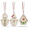 Holiday Cheers Gingerbread Ornament Set Holiday Cheers Gingerbread Ornament Set
