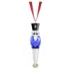 Holiday Cheers Nutcracker Ornament Blue