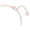 Hyperbola Bangle Infinity and Heart, White, Mixed Metal Finish