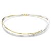 Hyperbola Choker Round Cut, White, Mixed Metal Finish Hyperbola Choker Round Cut, White, Mixed Metal Finish