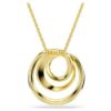 Hyperbola Necklace Round Cut, White, Gold-Tone Plated Hyperbola Necklace Round Cut, White, Gold-Tone Plated