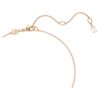 Hyperbola Pendant Mixed Cuts, Twist, White, Rose Gold-Tone Plated Hyperbola Pendant Mixed Cuts, Twist, White, Rose Gold-Tone Plated