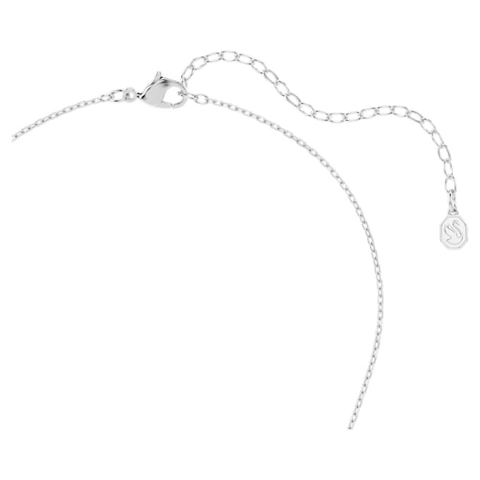 Hyperbola Pendant Round Cut, White, Rhodium Plated Hyperbola Pendant Round Cut, White, Rhodium Plated