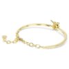 Idyllia Bangle Mixed Cuts, Bee, Multicolored, Gold-Tone Plated