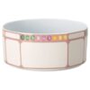 Idyllia Bowl Porcelain, Crystal Print Motif, Citron, Large, Multicolored Idyllia Bowl Porcelain, Crystal Print Motif, Citron, Large, Multicolored