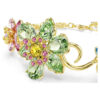 Idyllia Bracelet Mixed Cuts, Flower, Multicolored, Gold-Tone Plated Idyllia Bracelet Mixed Cuts, Flower, Multicolored, Gold-Tone Plated