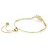 Idyllia Bracelet Mixed Cuts, Heart with Arrow, White, Gold-Tone Plated