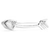 Idyllia Brooch Mixed Cuts, Arrow, White, Rhodium Plated Idyllia Brooch Mixed Cuts, Arrow, White, Rhodium Plated
