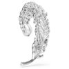 Idyllia Brooch Mixed Cuts, Feather, Rhodium Plated Idyllia Brooch Mixed Cuts, Feather, Rhodium Plated
