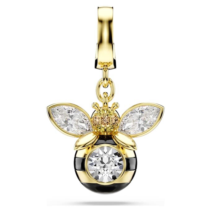 Idyllia Charm Mixed Cuts, Bee, Multicolored, Gold-Tone Plated Idyllia Charm Mixed Cuts, Bee, Multicolored, Gold-Tone Plated