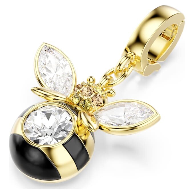 Idyllia Charm Mixed Cuts, Bee, Multicolored, Gold-Tone Plated Idyllia Charm Mixed Cuts, Bee, Multicolored, Gold-Tone Plated