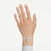 Idyllia Charm Mixed Cuts, Pearl-Colored Coating, Heart, White, Rhodium Plated Idyllia Charm Mixed Cuts, Pearl-Colored Coating, Heart, White, Rhodium Plated
