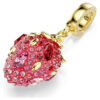 Idyllia Charm Mixed Cuts, Strawberry, Red, Gold-Tone Plated Idyllia Charm Mixed Cuts, Strawberry, Red, Gold-Tone Plated
