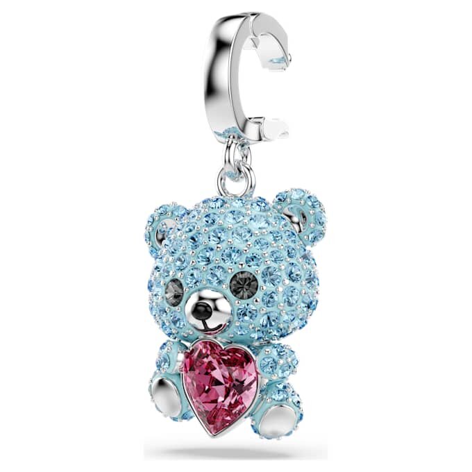 Idyllia Charm Mixed Cuts, Teddy, Blue, Rhodium Plated Idyllia Charm Mixed Cuts, Teddy, Blue, Rhodium Plated