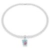 Idyllia Charm Mixed Cuts, Teddy, Blue, Rhodium Plated Idyllia Charm Mixed Cuts, Teddy, Blue, Rhodium Plated
