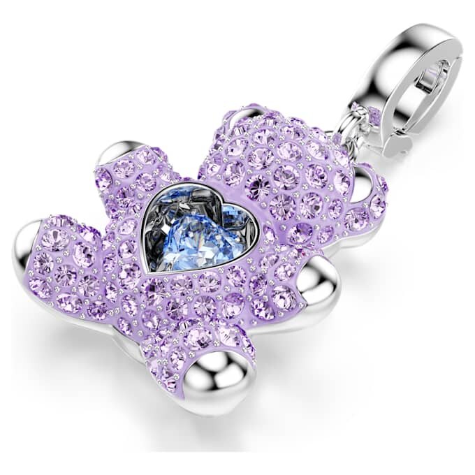 Idyllia Charm Mixed Cuts, Teddy, Purple, Rhodium Plated Idyllia Charm Mixed Cuts, Teddy, Purple, Rhodium Plated