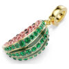 Idyllia Charm Mixed Cuts, Watermelon, Multicolored, Gold-Tone Plated Idyllia Charm Mixed Cuts, Watermelon, Multicolored, Gold-Tone Plated