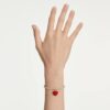 Idyllia Charm Round Cut, Heart, Red, Gold-Tone Plated Idyllia Charm Round Cut, Heart, Red, Gold-Tone Plated