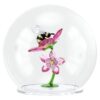 Idyllia Glass Ball Bee and Flowers Idyllia Glass Ball Bee and Flowers