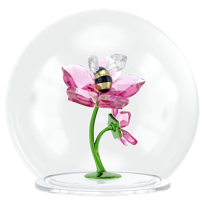Idyllia Glass Ball Bee and Flowers Idyllia Glass Ball Bee and Flowers