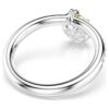 Idyllia Motif Ring Mixed Cuts, Heart, Pink, Mixed Metal Finish