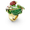Idyllia Motif Ring Multicolored, Gold-Tone Plated