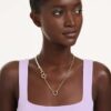 Idyllia Necklace Crystal Pearl, White, Gold-Tone Plated Idyllia Necklace Crystal Pearl, White, Gold-Tone Plated