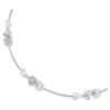 Idyllia Necklace Heart with Arrow, White, Rhodium Plated Idyllia Necklace Heart with Arrow, White, Rhodium Plated
