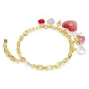 Idyllia Necklace Mixed Cuts, Heart, Key, Multicolored, Gold-Tone Plated
