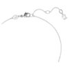 Idyllia Pendant Heart, Blue, Rhodium Plated