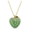 Idyllia Pendant Mixed Cuts, Apple, Green, Gold-Tone Plated