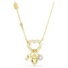 Idyllia Pendant Mixed Cuts, Heart, Key, Pink, Gold-Tone Plated