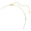Idyllia Pendant Mixed Cuts, Heart, White, Gold-Tone Plated