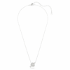 Idyllia Pendant Mixed Cuts, Heart with Arrow, White, Mixed Metal Finish