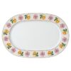 Idyllia Platter Porcelain, Crystal Print Motif, Lily Citron, Small, Multicolored Idyllia Platter Porcelain, Crystal Print Motif, Lily Citron, Small, Multicolored