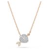 Idyllia Set Mixed Cuts, Heart with Arrow, White, Rose Gold-Tone Plated
