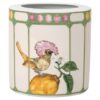 Idyllia Vase Porcelain, Crystal Print Motif, Flycatcher, Medium, Multicolored