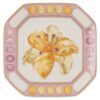 Idyllia Vide Poche Porcelain, Crystal Print Motif, Flower, Pink Idyllia Vide Poche Porcelain, Crystal Print Motif, Flower, Pink