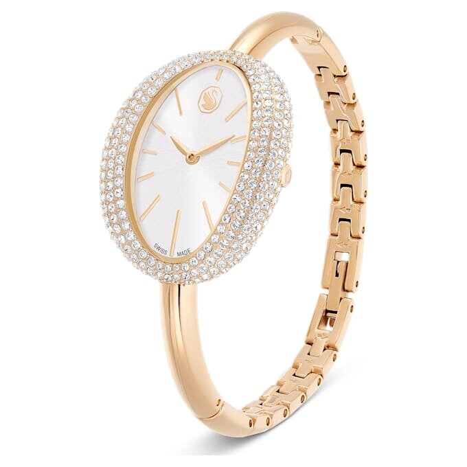 Imber Bangle Watch Swiss Made, Metal Bracelet, Gold Tone, Champagne Gold-Tone Finish Imber Bangle Watch Swiss Made, Metal Bracelet, Gold Tone, Champagne Gold-Tone Finish