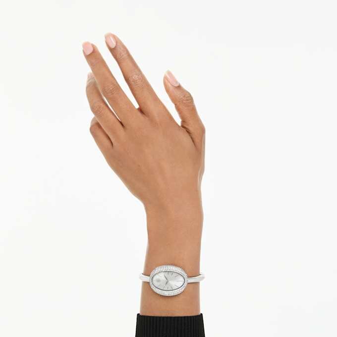 Imber Bangle Watch Swiss Made, Metal Bracelet, Silver Tone, Stainless Steel Imber Bangle Watch Swiss Made, Metal Bracelet, Silver Tone, Stainless Steel