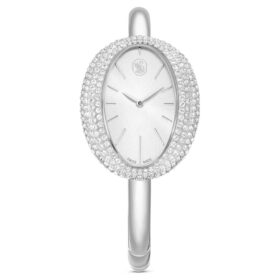Imber Bangle Watch Swiss Made, Metal Bracelet, Silver Tone, Stainless Steel